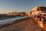 Sunset at Little Venice,&nbsp;Mykonos