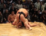 Maku-uchi class sumo match, Fukuoka&nbsp;Kokusai