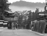 Misty morning streets of&nbsp;Koya-san