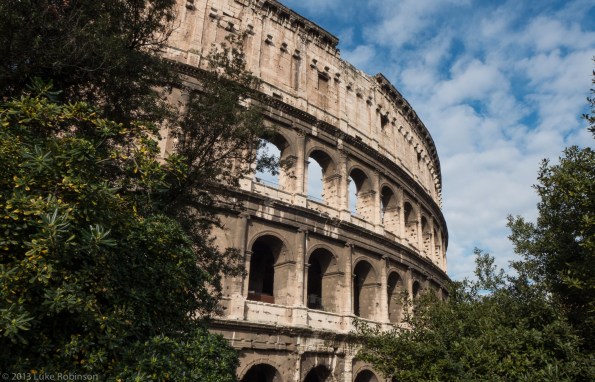 The Colisseum of Rome, East Side