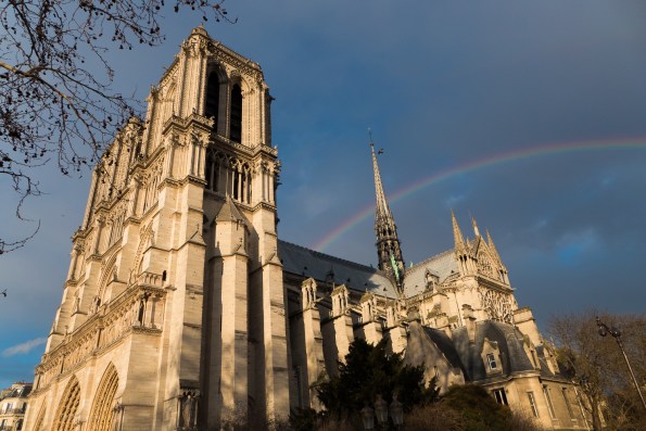 Notre Dame and Rainbow