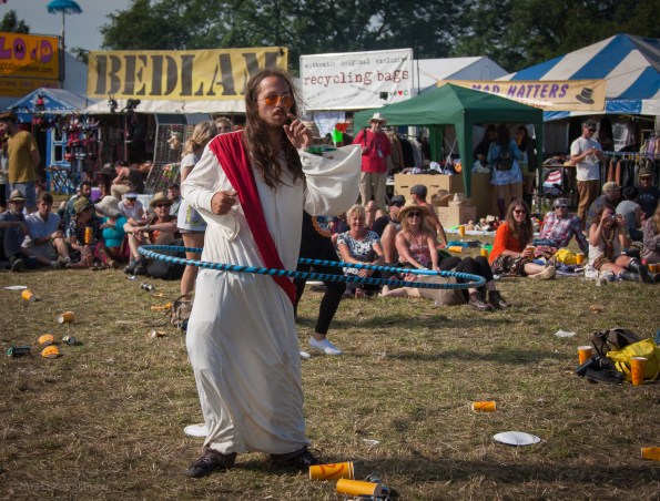 Hula Hoop Jesus (AKA Pirate Dan, AKA the Charity Bin Painter), W